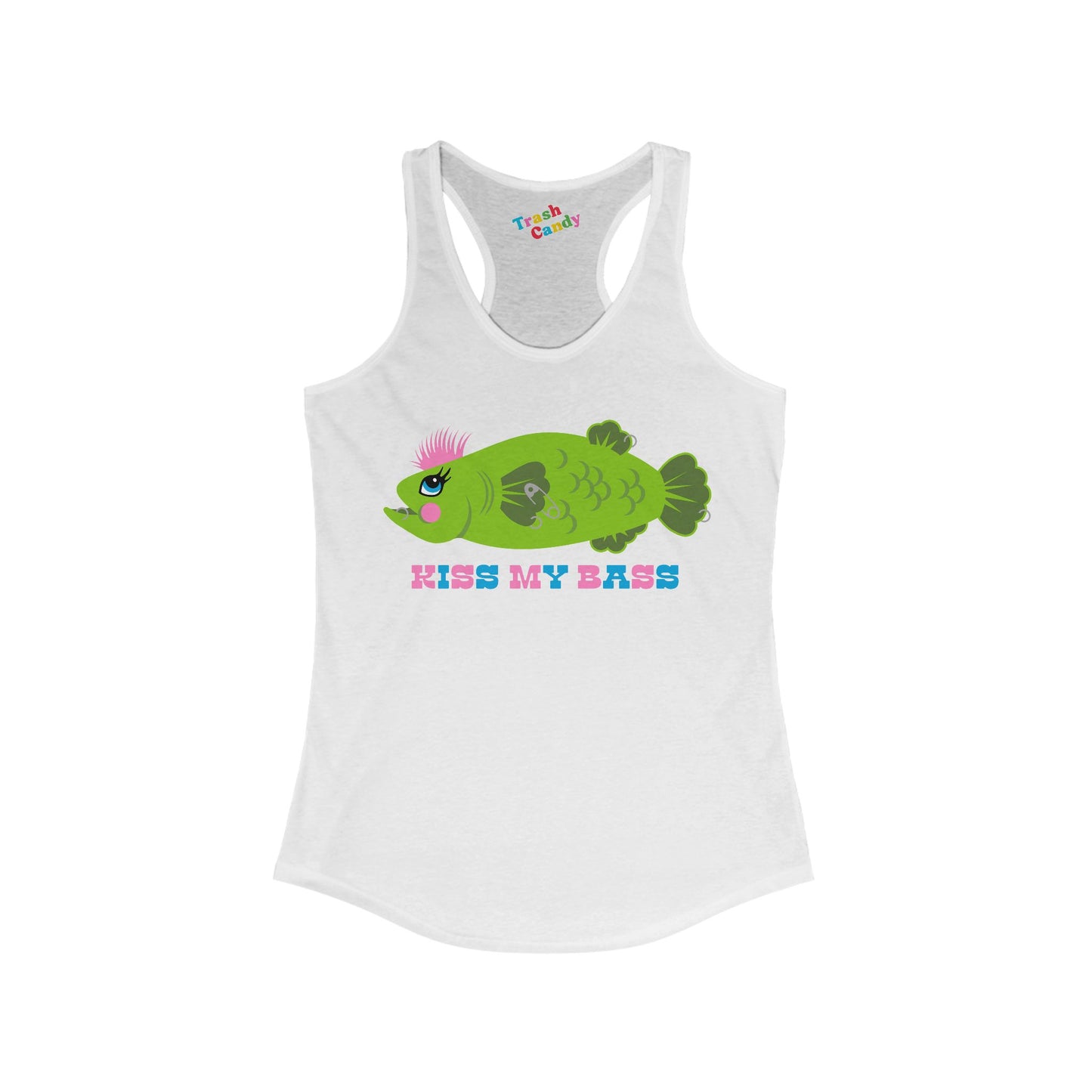 Kiss My Bass Women's Racerback Tank