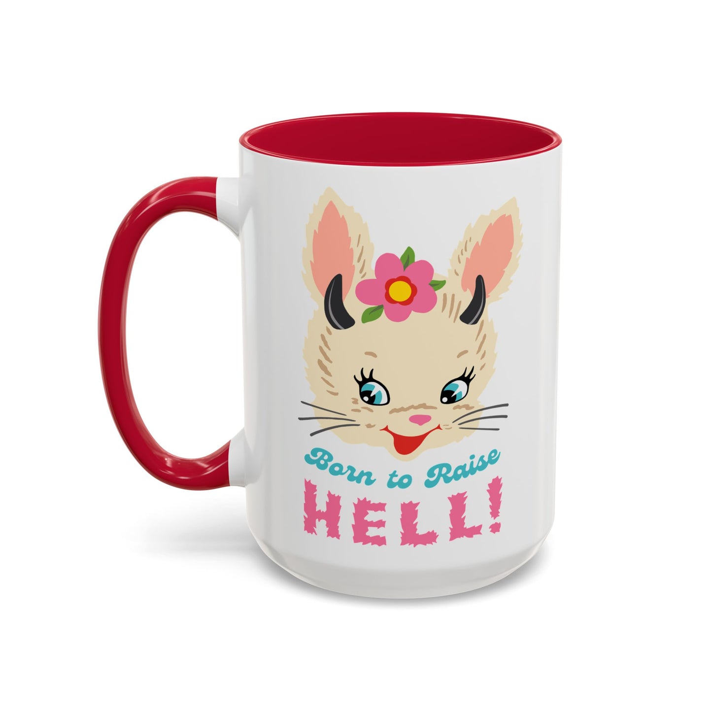 Born to Raise Hell Cute Bunny Havoc Mug