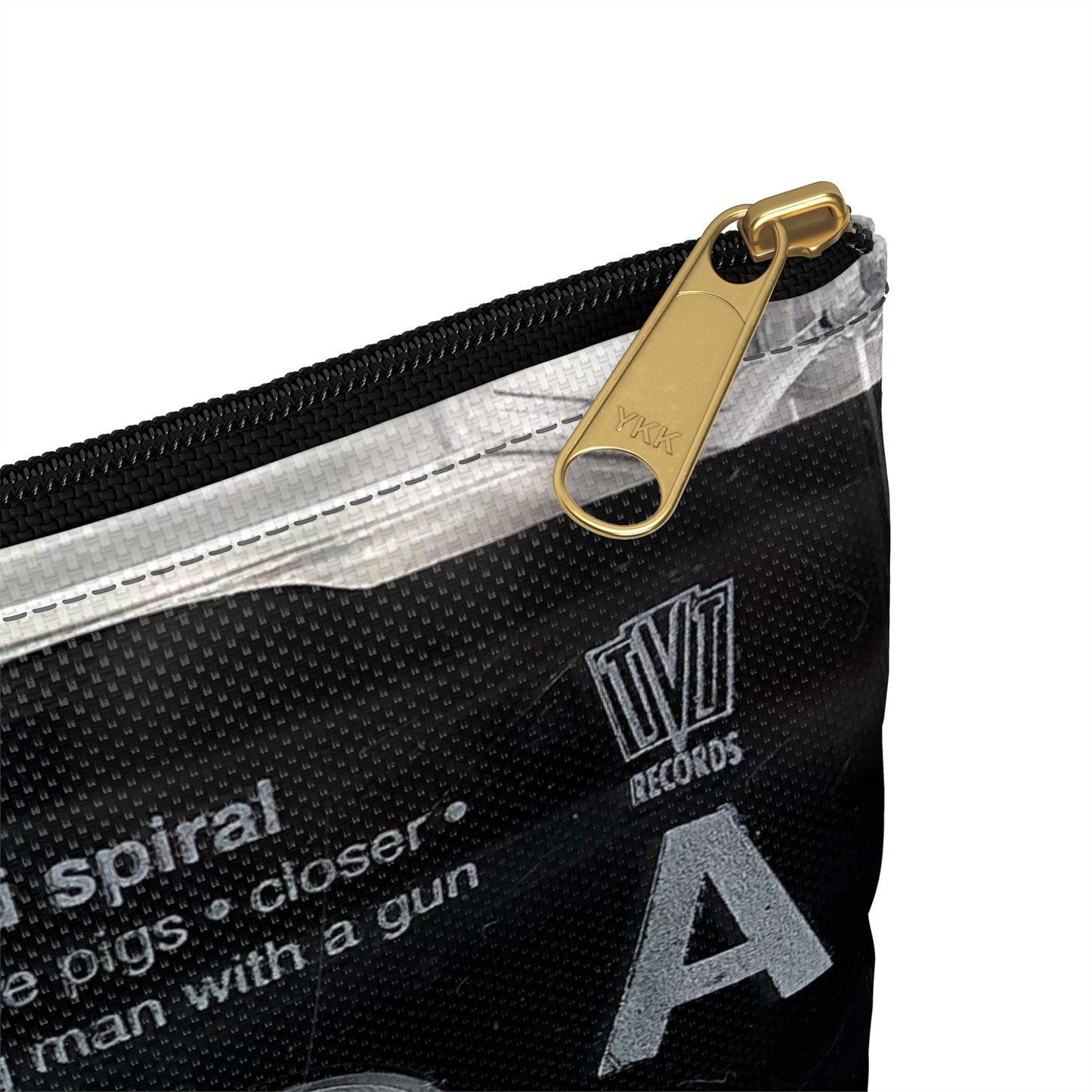 Nine Inch Nails Zipper Pouch - Nine Inch Nails The Downward Spiral Cassette Tape - NIN Cassette Tape Zipper Pouch