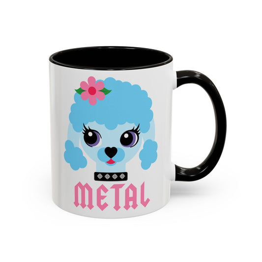 Metal Poodle Mug