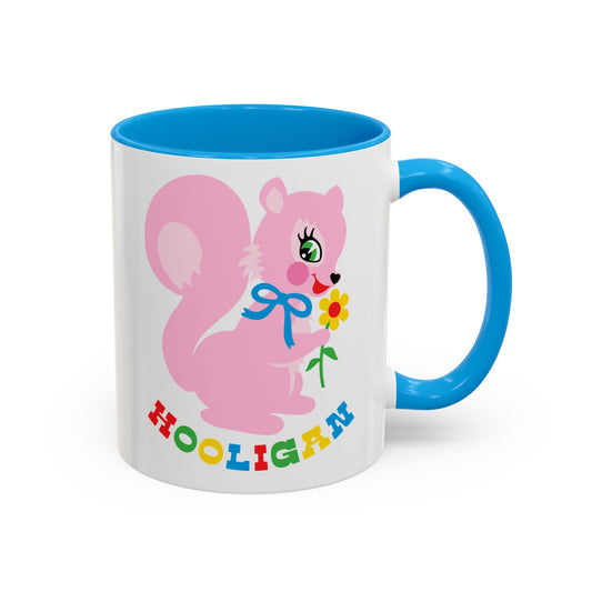 Cute Pink Squirrel Hooligan Mug