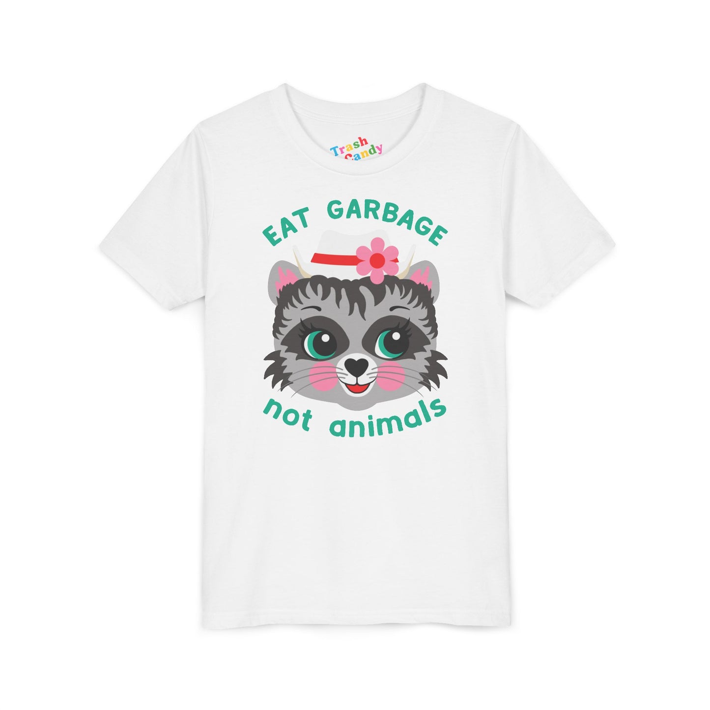 Eat Garbage Not Animals Kids T-Shirt
