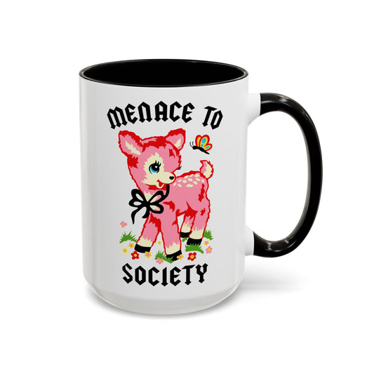 Cute Deer Menace to Society Mug