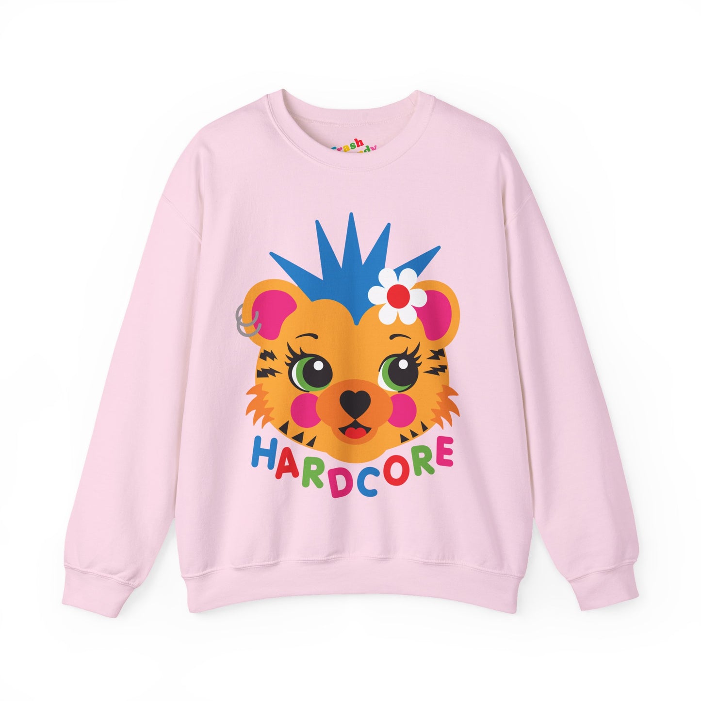 Hardcore Punk Tiger Sweatshirt