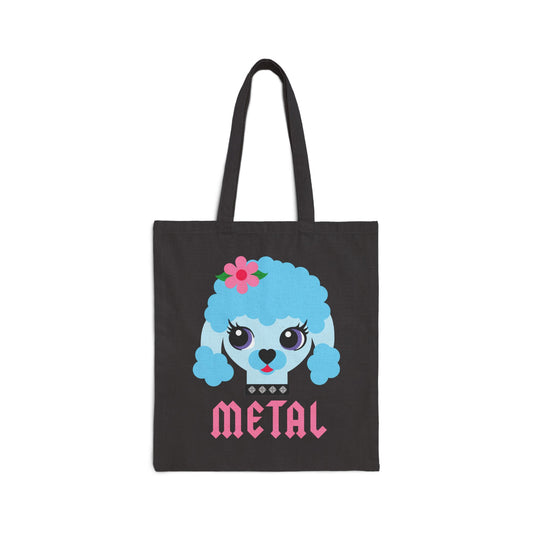Metal Poodle Tote Bag