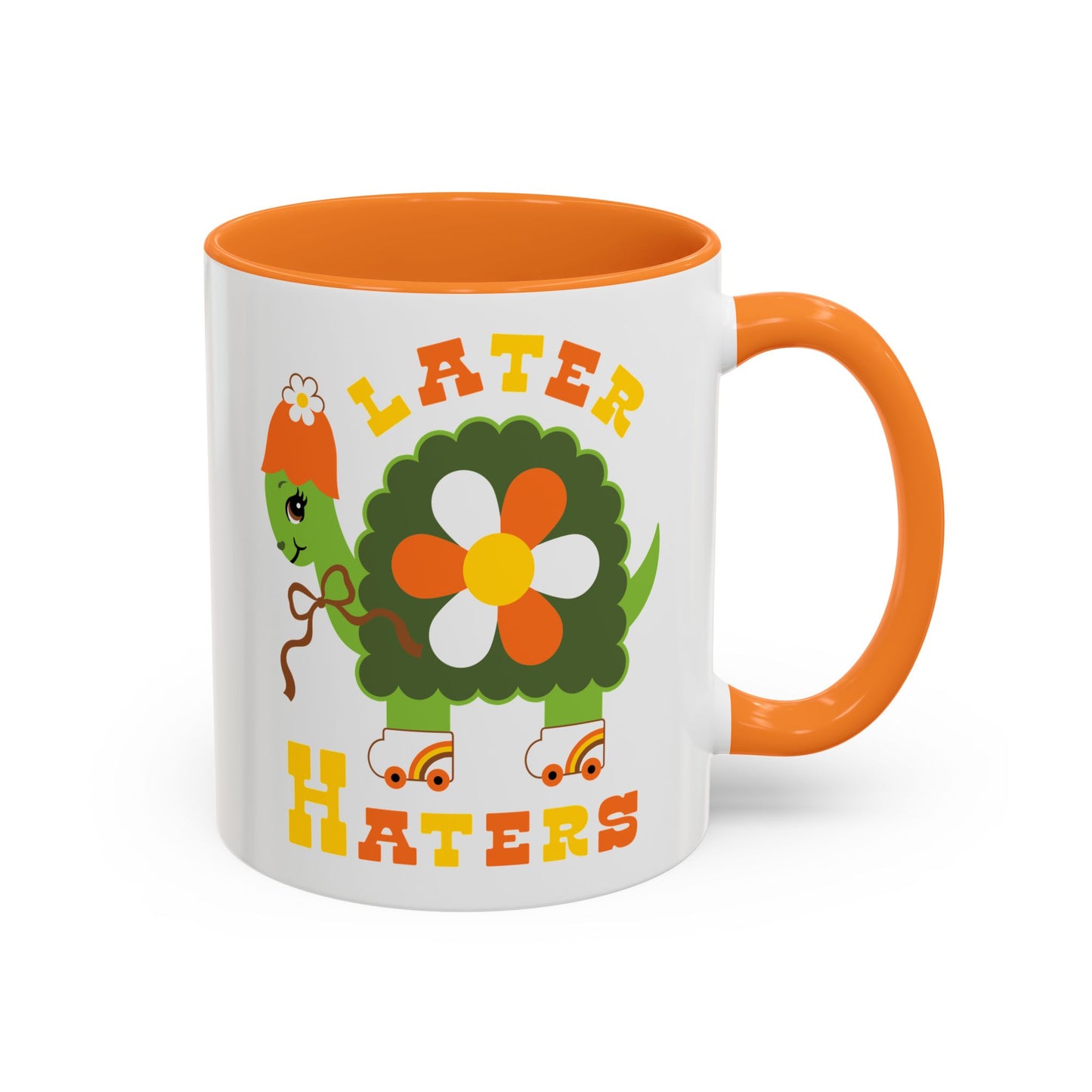 Retro Turtle Later Haters Mug