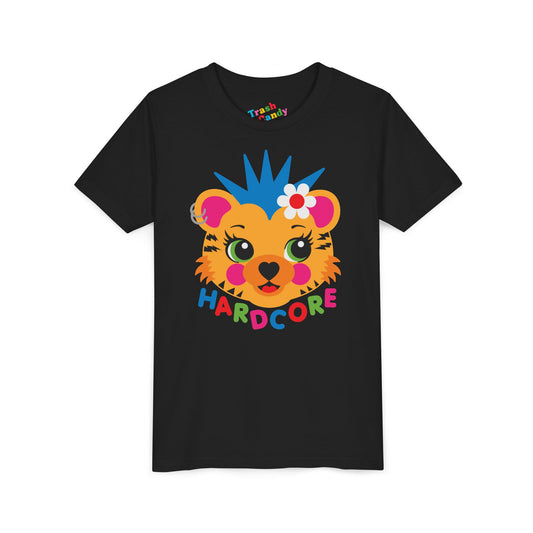 Hardcore Punk Tiger Kids T-Shirt