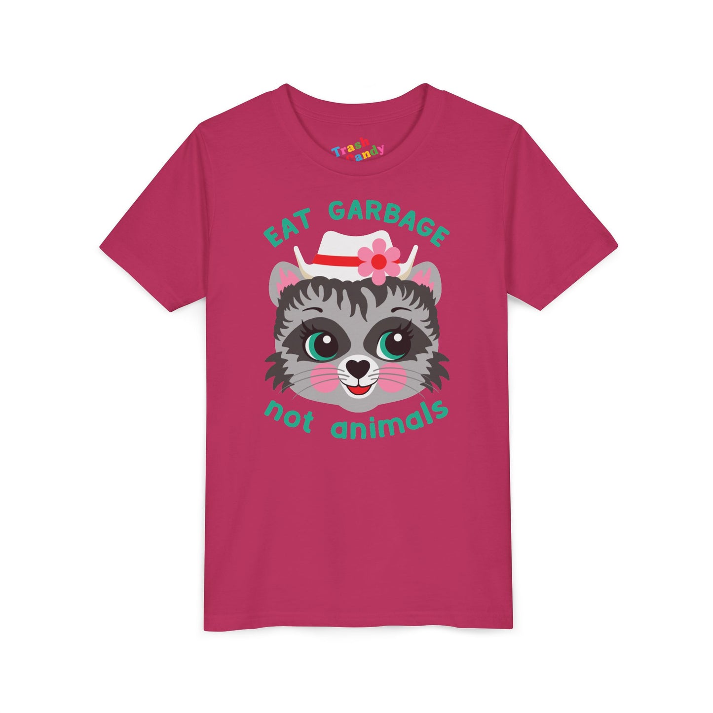 Eat Garbage Not Animals Kids T-Shirt