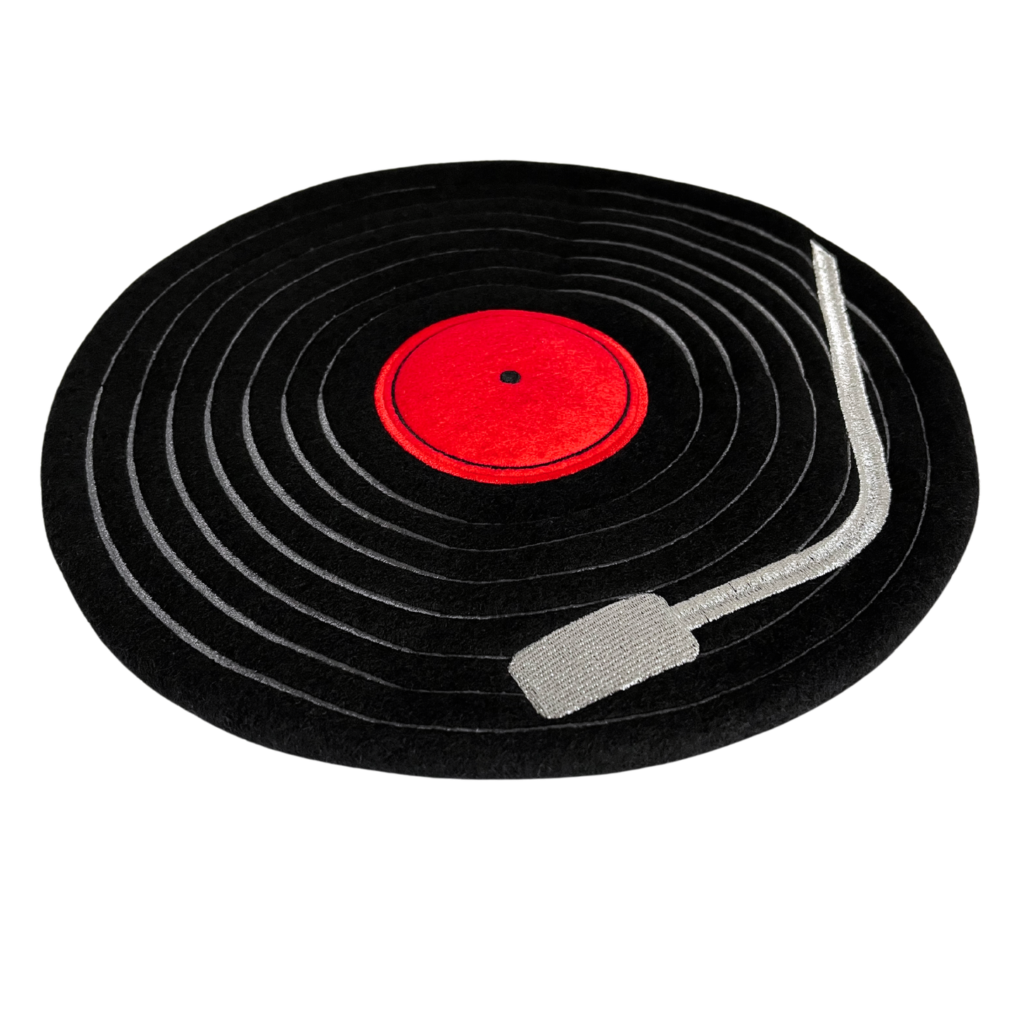 Record Album Wool Beret