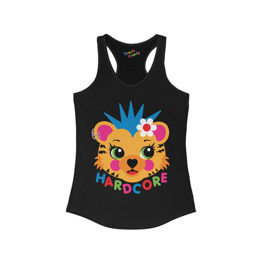 Hardcore Punk Tiger Women's Racerback Tank