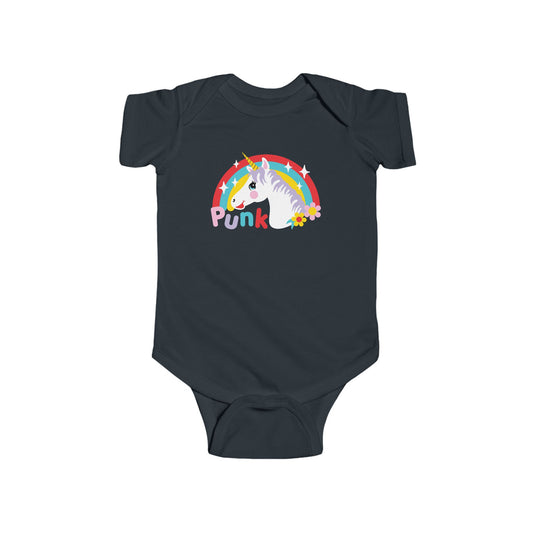 Punk Unicorn Baby Bodysuit