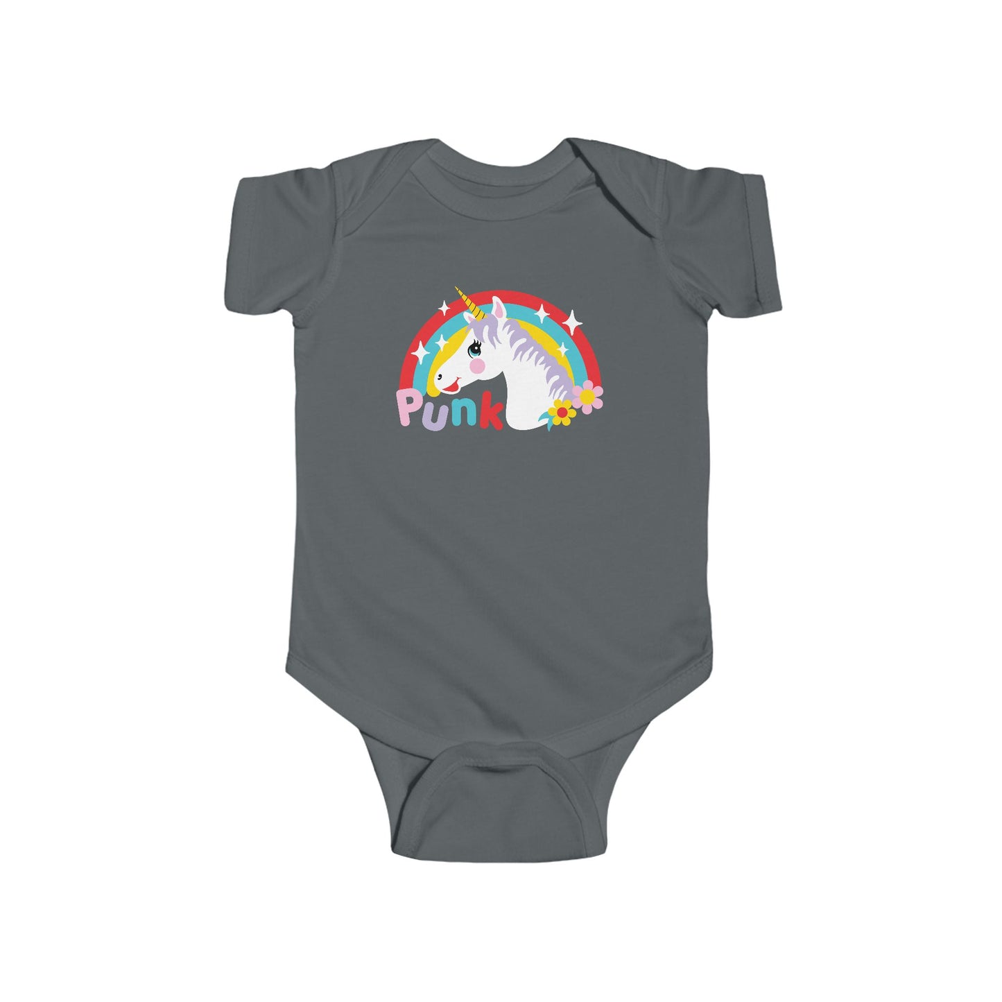 Punk Unicorn Baby Bodysuit