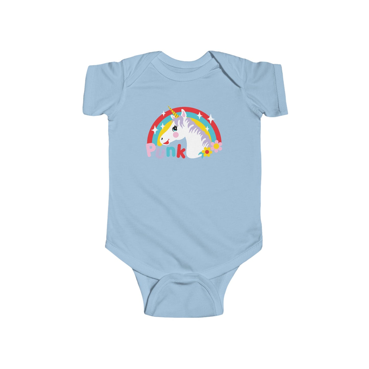 Punk Unicorn Baby Bodysuit