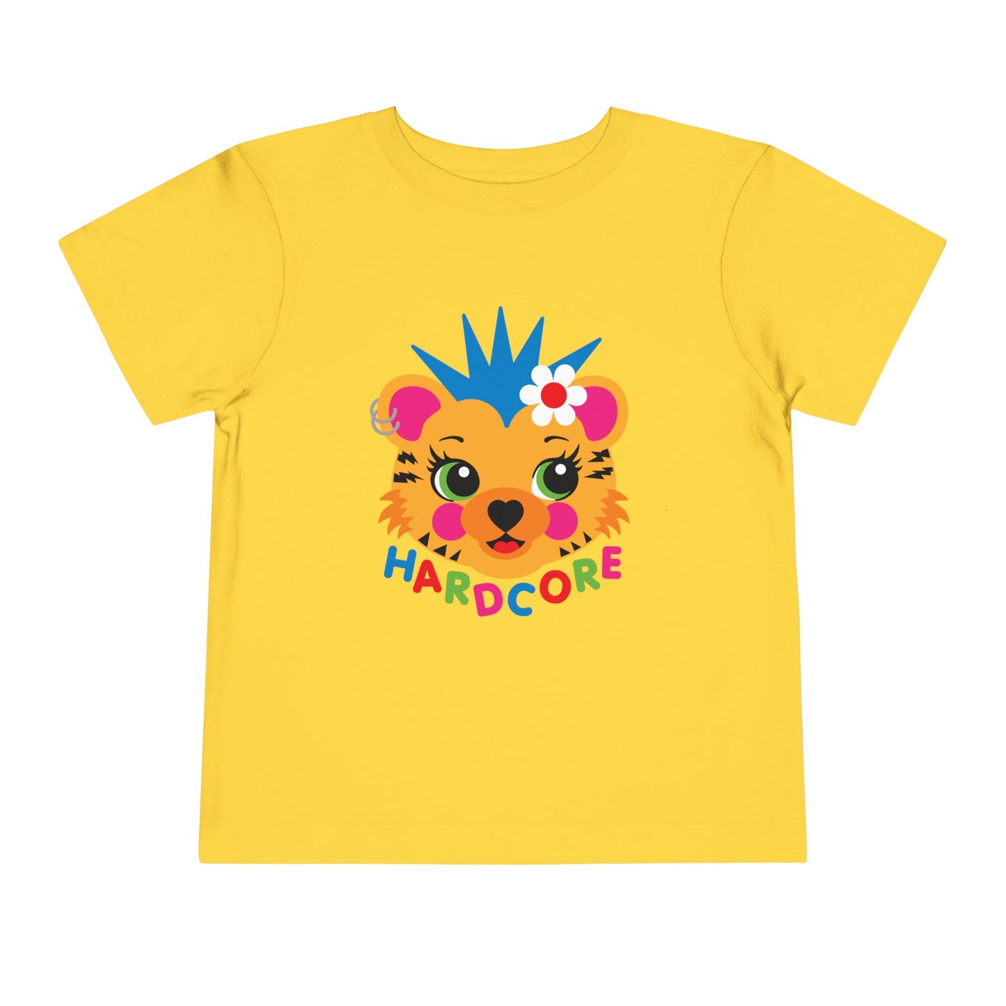 Hardcore Punk Tiger Toddler T-Shirt