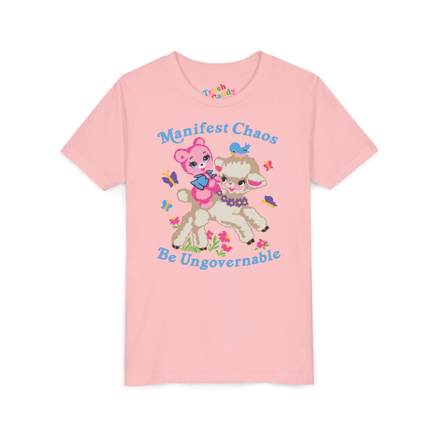 Manifest Chaos Be Ungovernable Kids T-Shirt