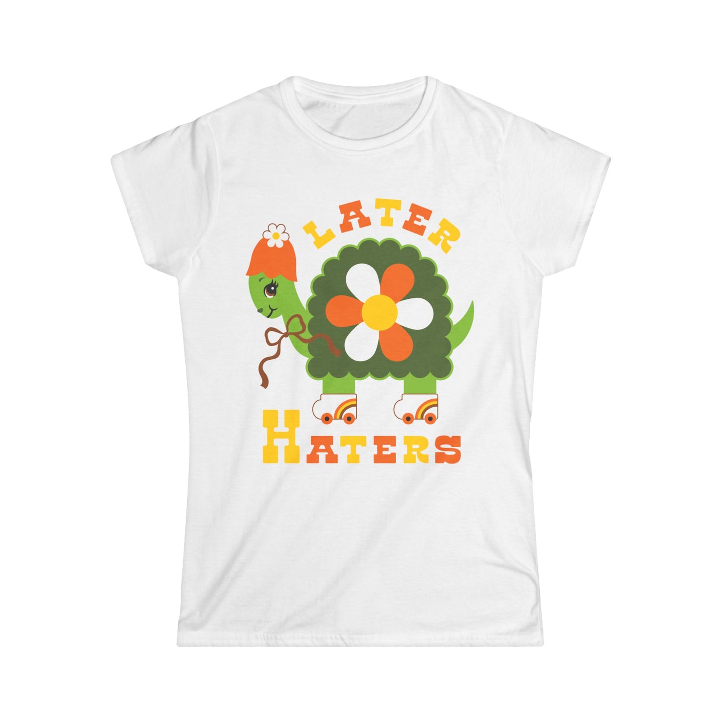 Later Haters Retro Turtle Women's T-shirt