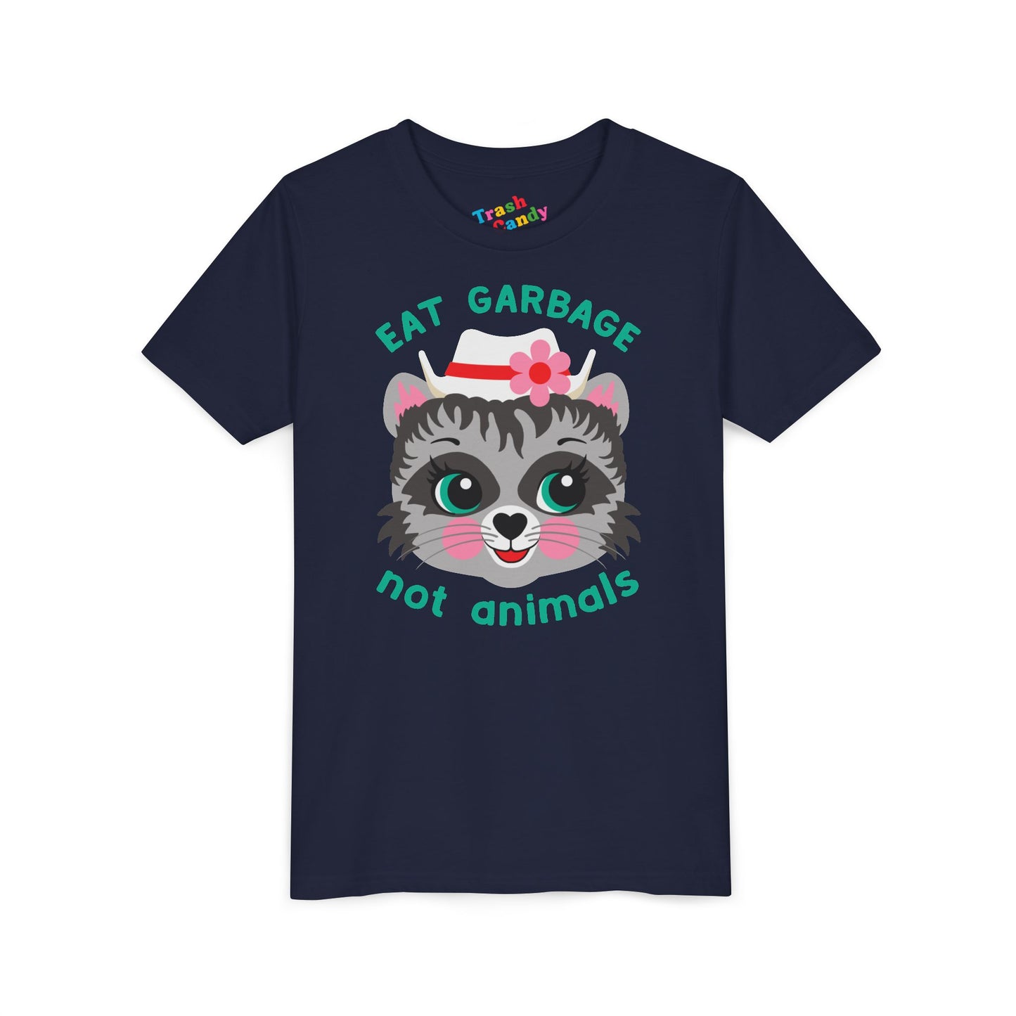 Eat Garbage Not Animals Kids T-Shirt