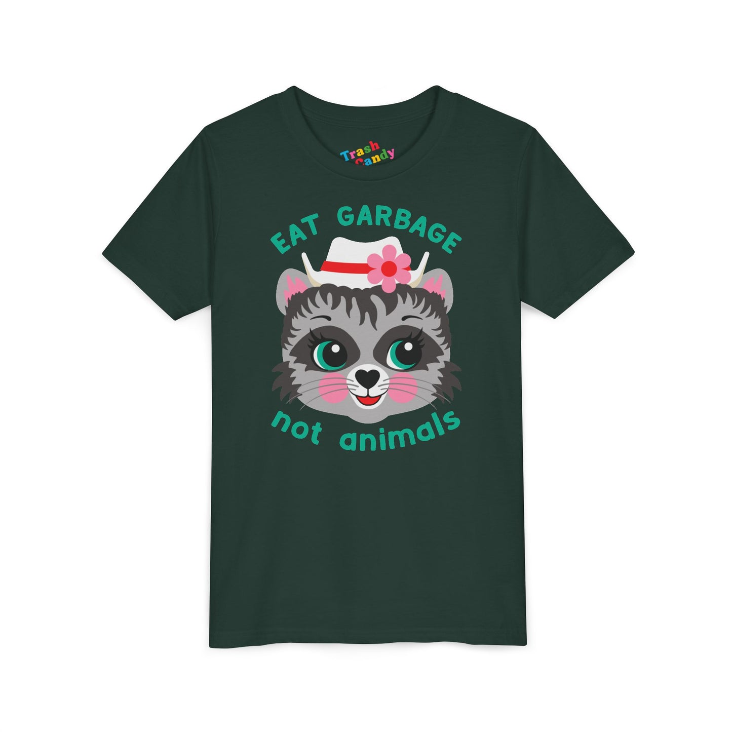 Eat Garbage Not Animals Kids T-Shirt