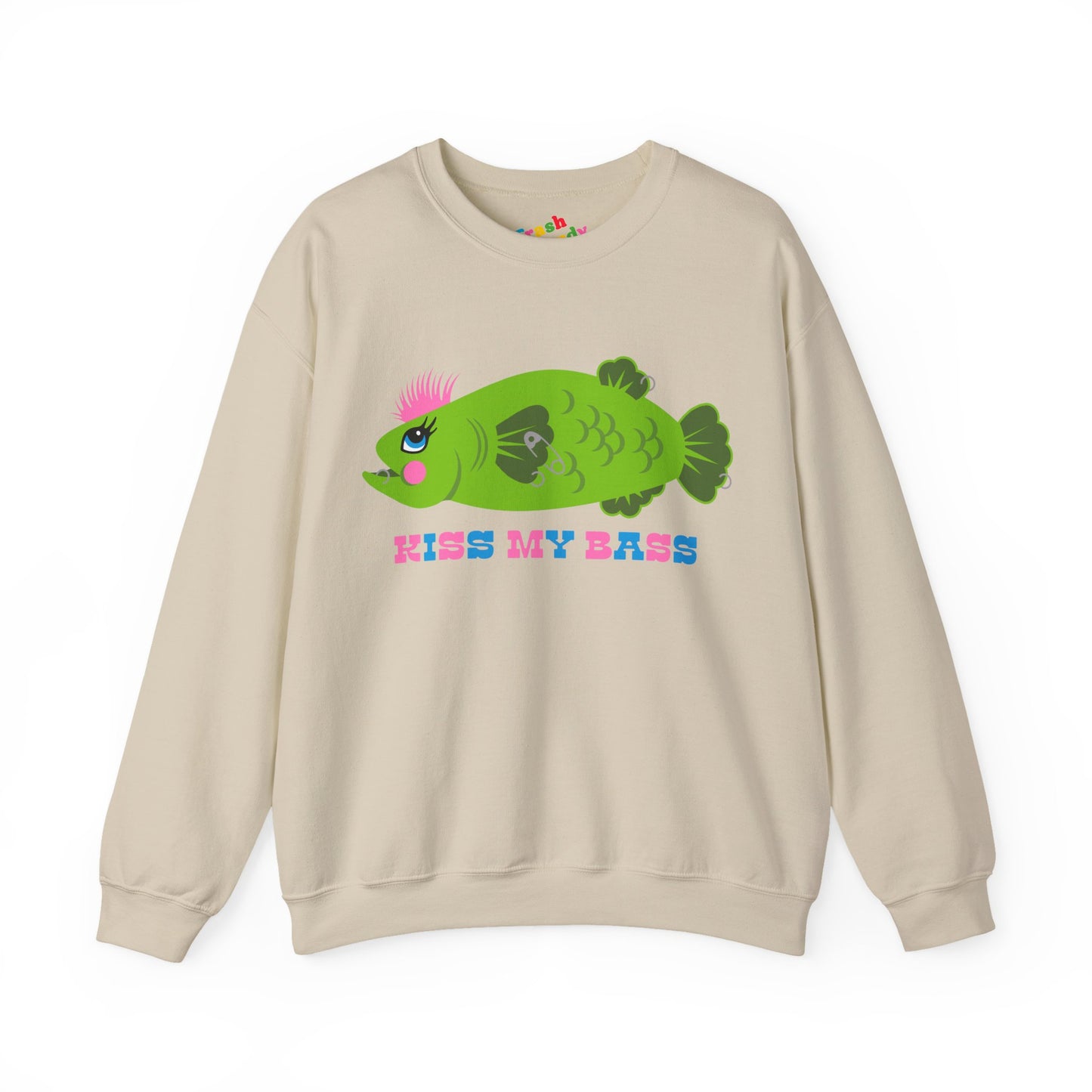 Kiss My Bass Punk Fish Sweatshirt