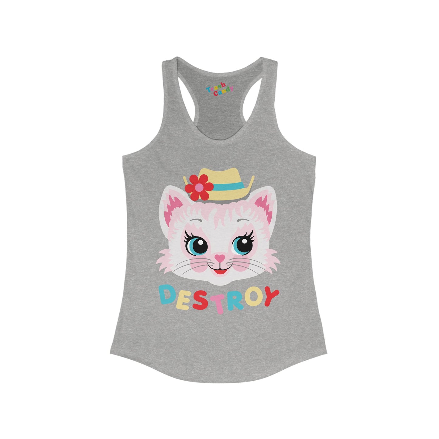 Destroy Kitty Women's Racerback Tank