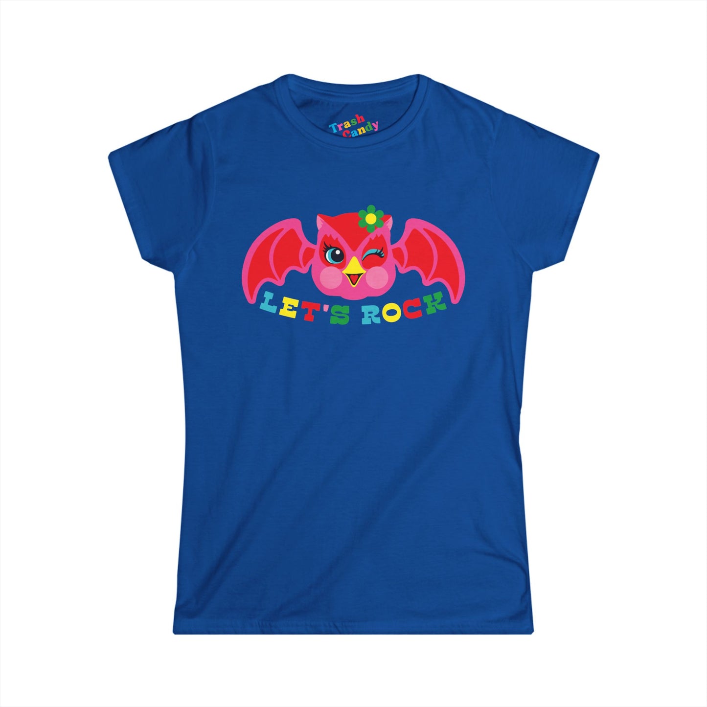 Cute Owl Let's Rock Women's T-shirt