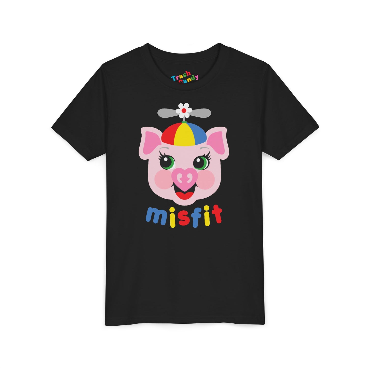 Misfit Piggy Kids T-Shirt