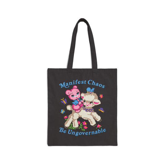 Manifest Chaos Be Ungovernable Tote Bag