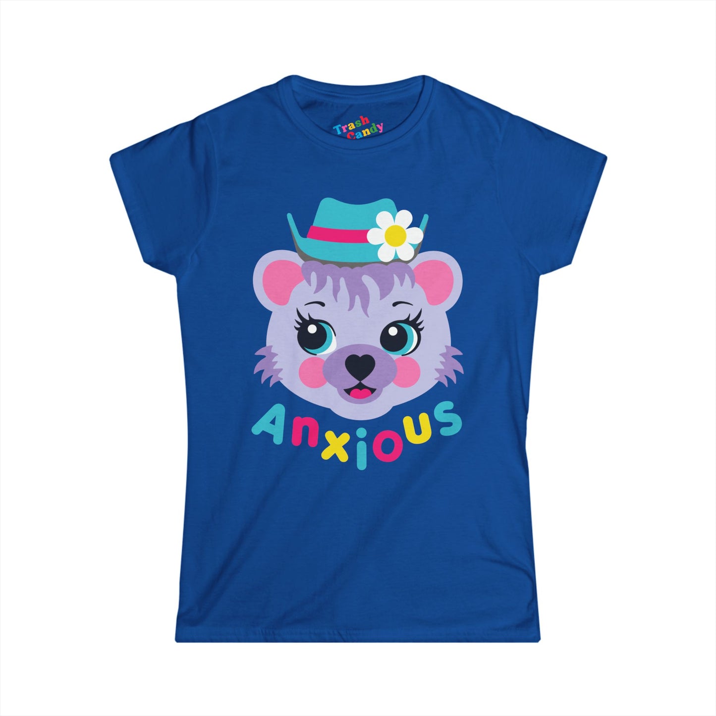 Cute Bear Anxious Women's T-shirt