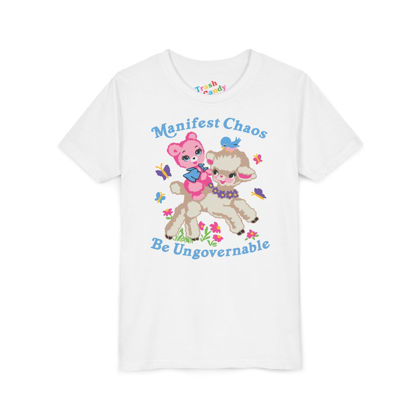 Manifest Chaos Be Ungovernable Kids T-Shirt