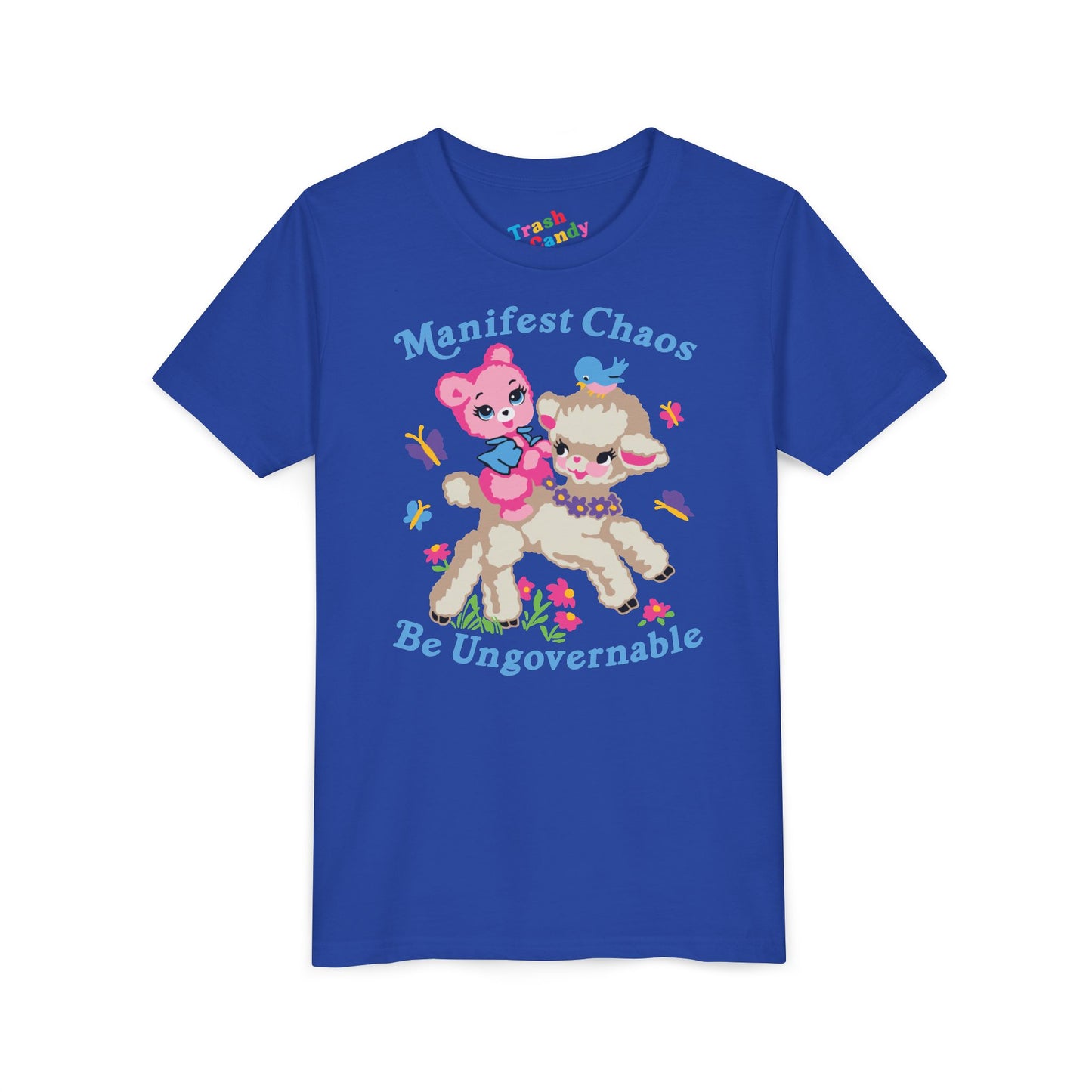 Manifest Chaos Be Ungovernable Kids T-Shirt