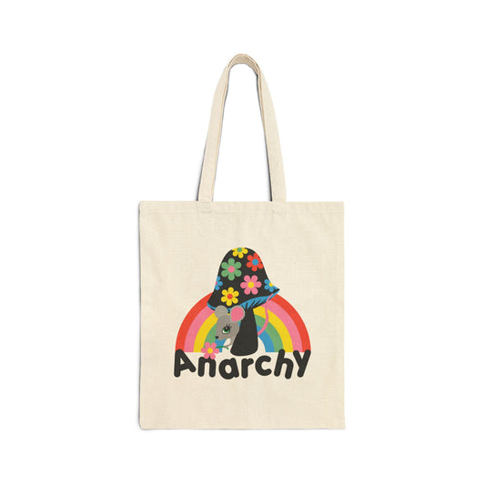 Mouse & Mushroom Anarchy Tote Bag
