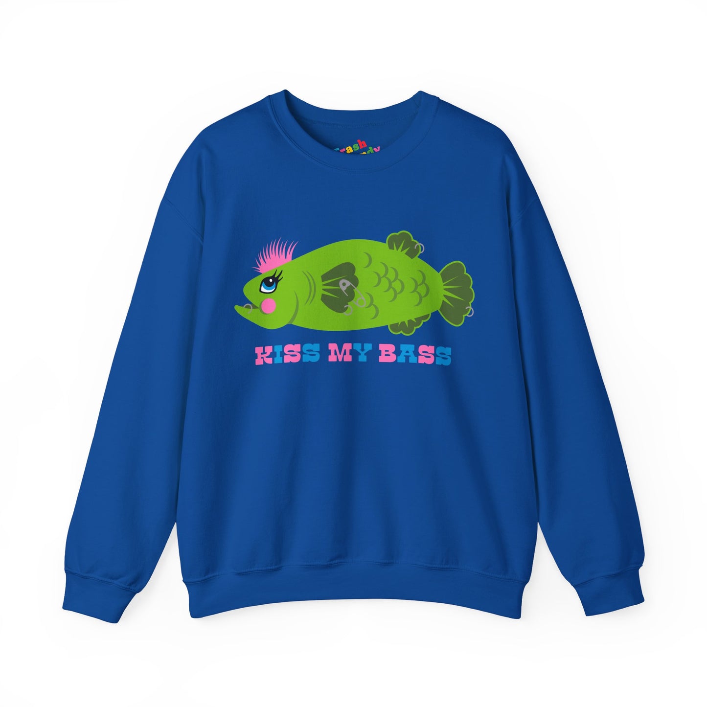 Kiss My Bass Punk Fish Sweatshirt
