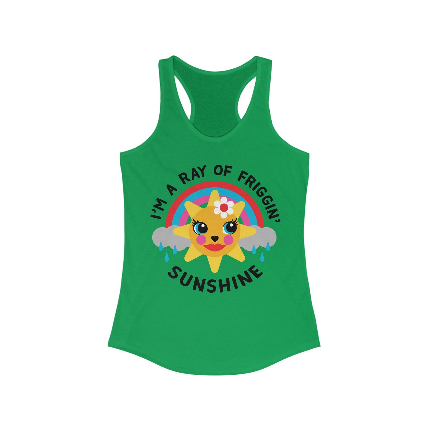 I'm a Ray of Friggin' Sunshine Women's Racerback Tank