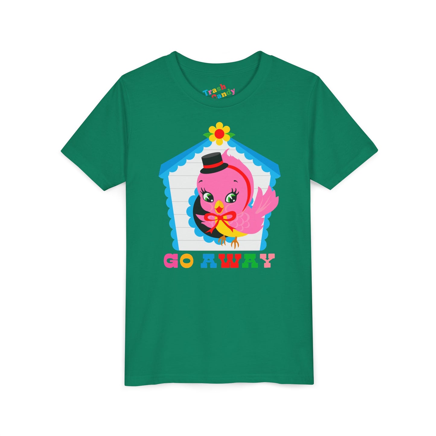 Cute Birdy Go Away Kids T-Shirt