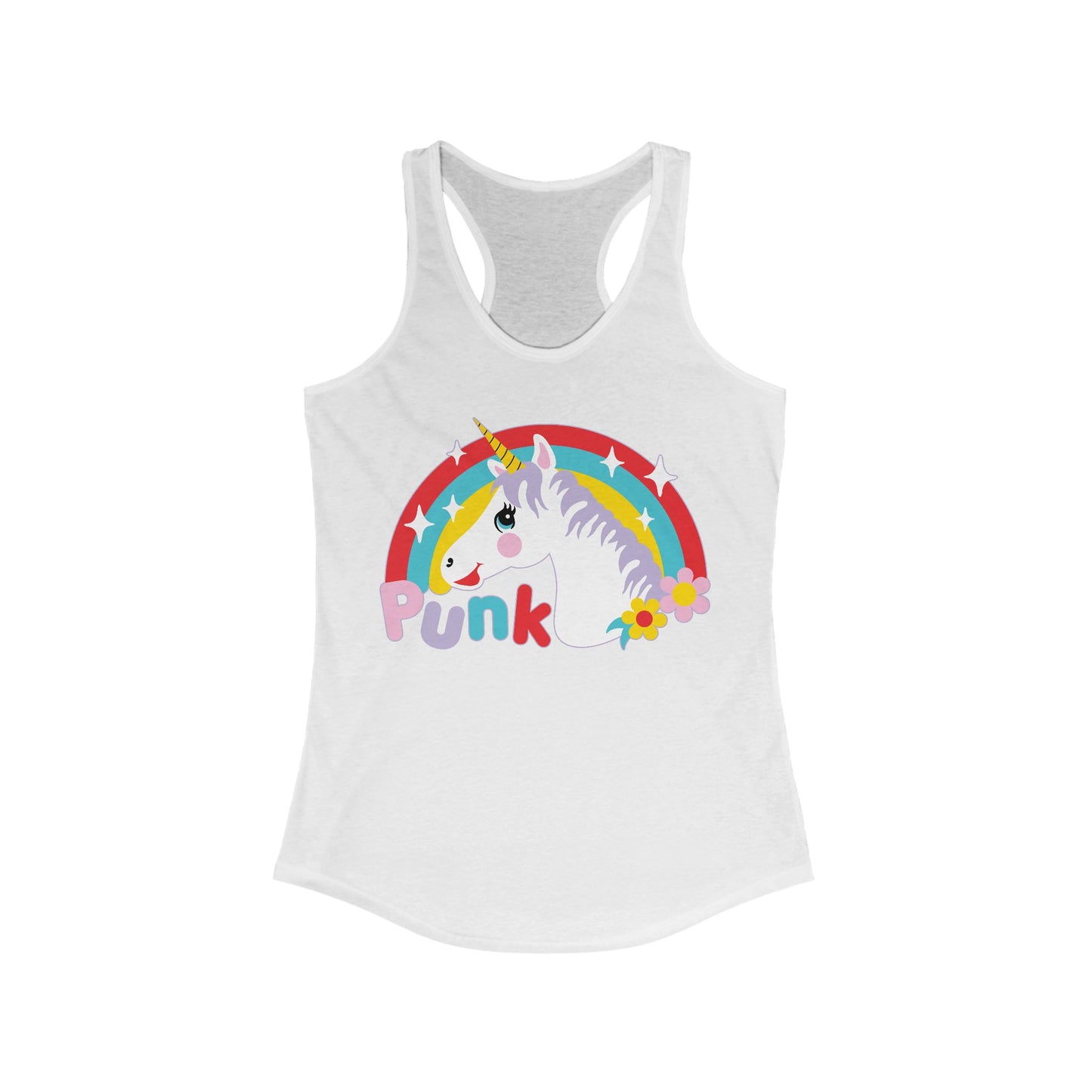 Punk Unicorn Women's Racerback Tank