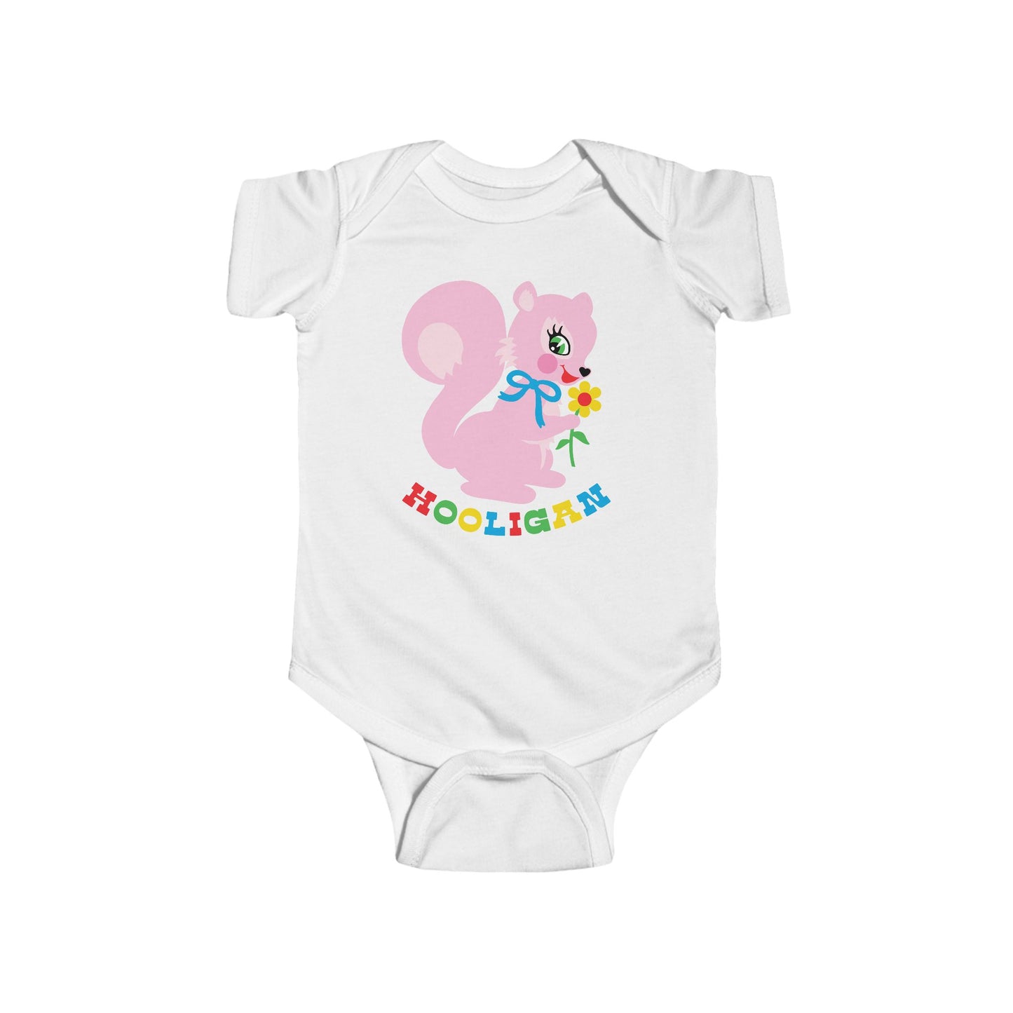 Hooligan Squirrel Baby Bodysuit