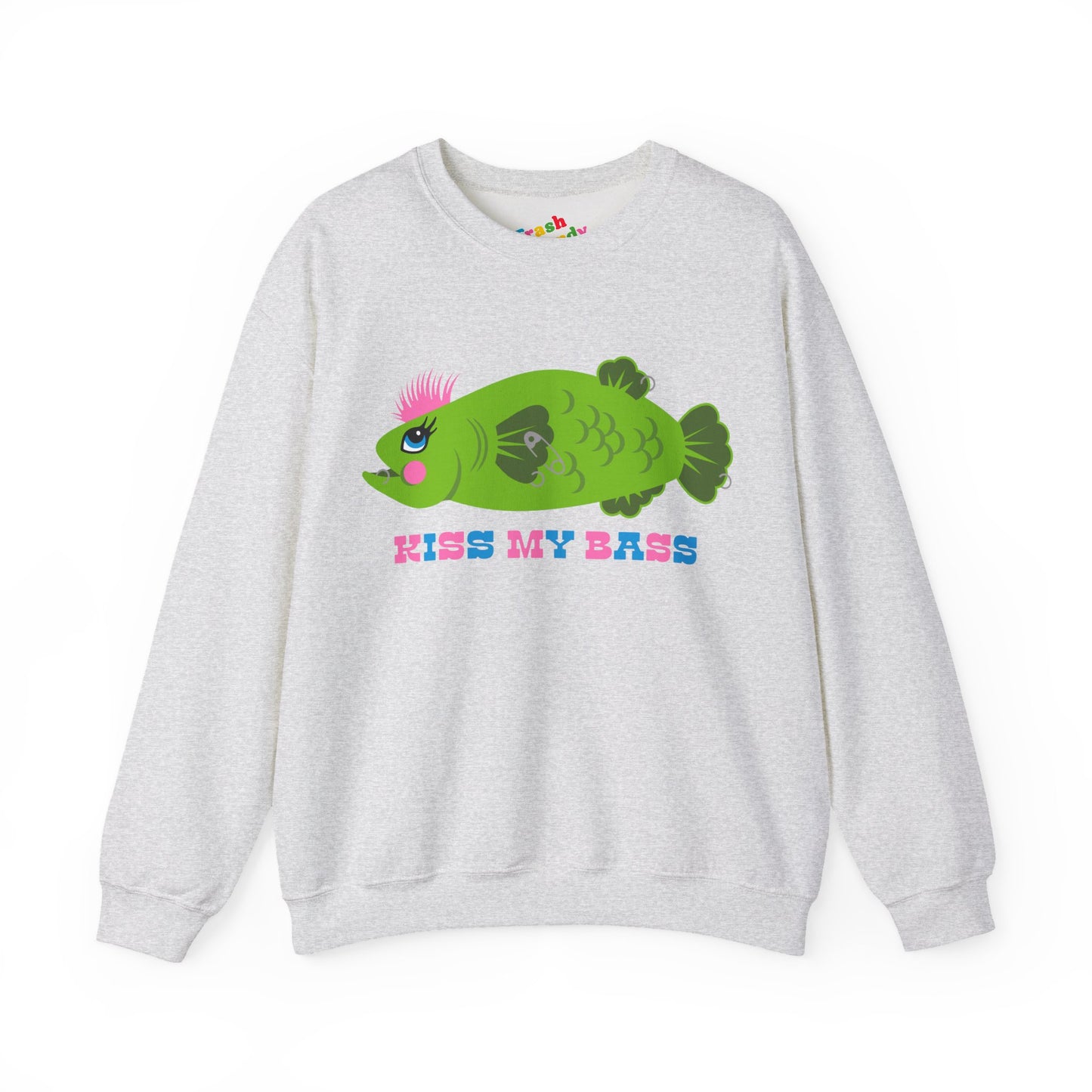 Kiss My Bass Punk Fish Sweatshirt