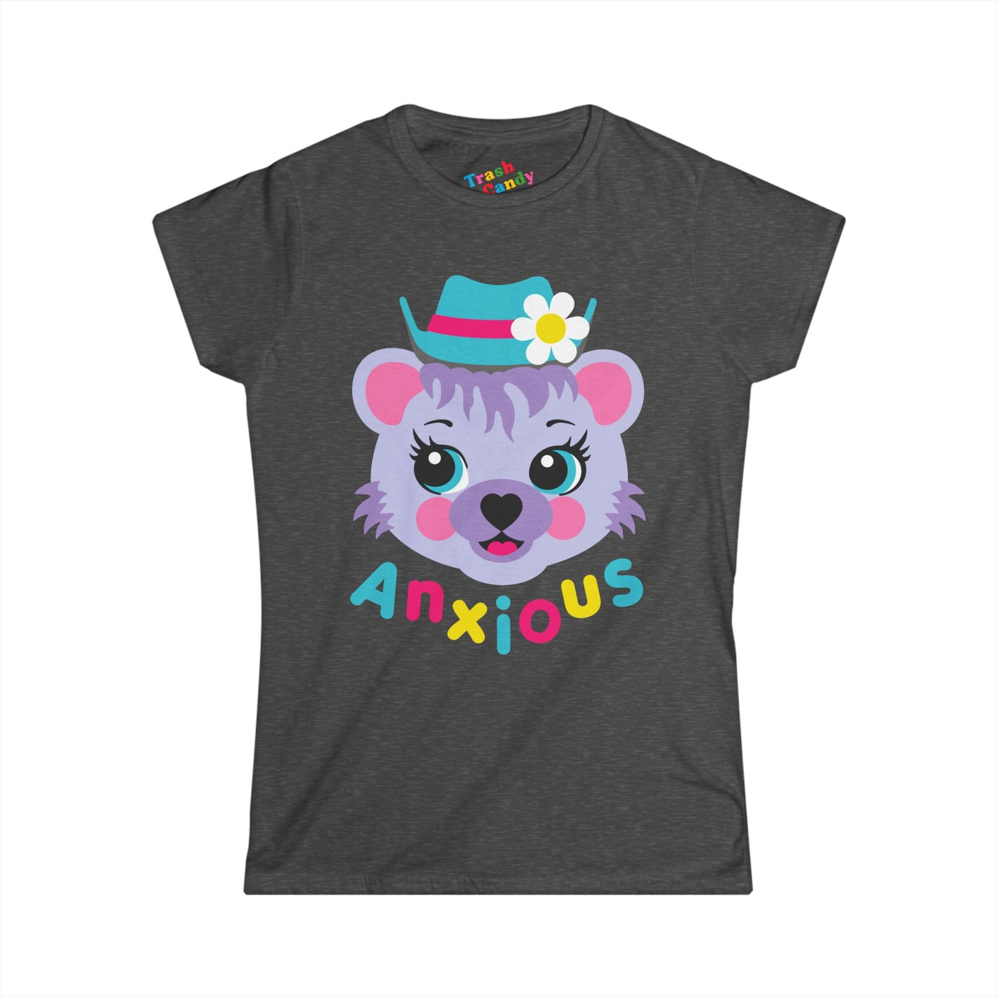 Cute Bear Anxious Women's T-shirt