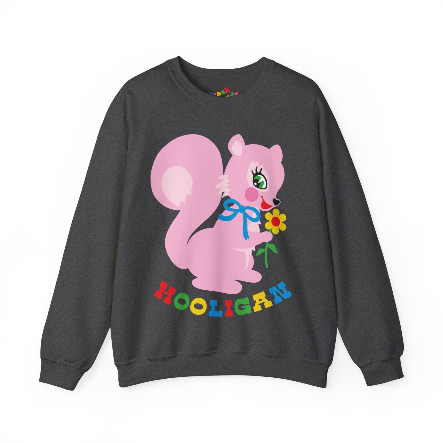 Cute Pink Squirrel Hooligan Sweatshirt