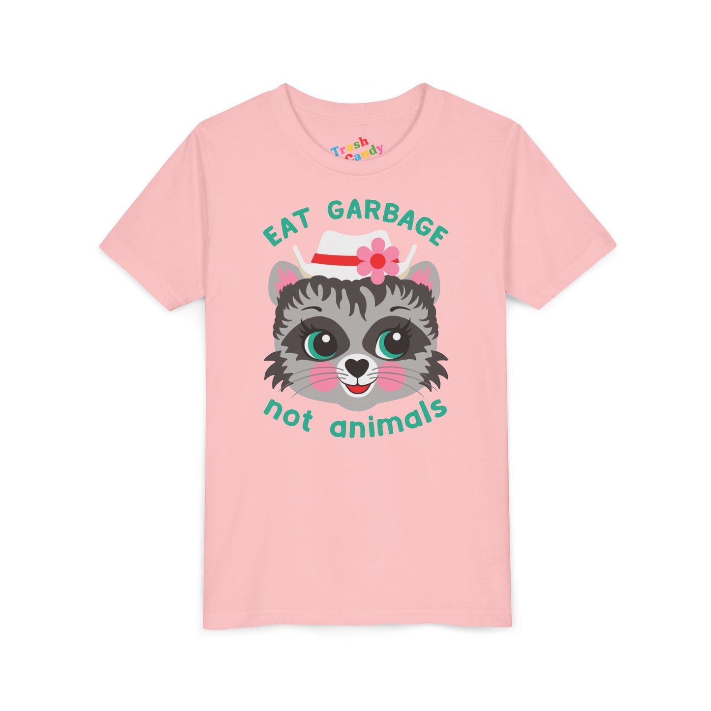 Eat Garbage Not Animals Kids T-Shirt