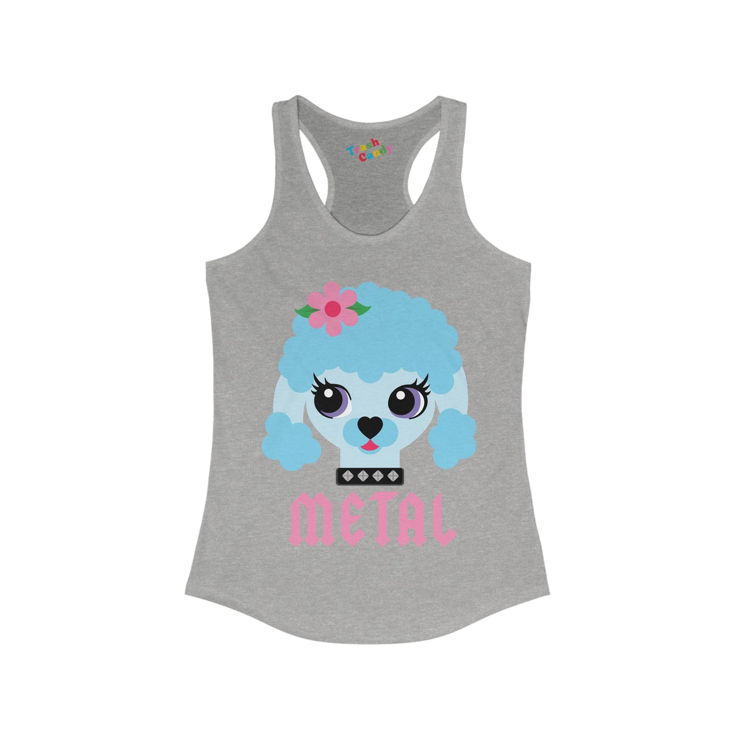Metal Poodle Women's Racerback Tank