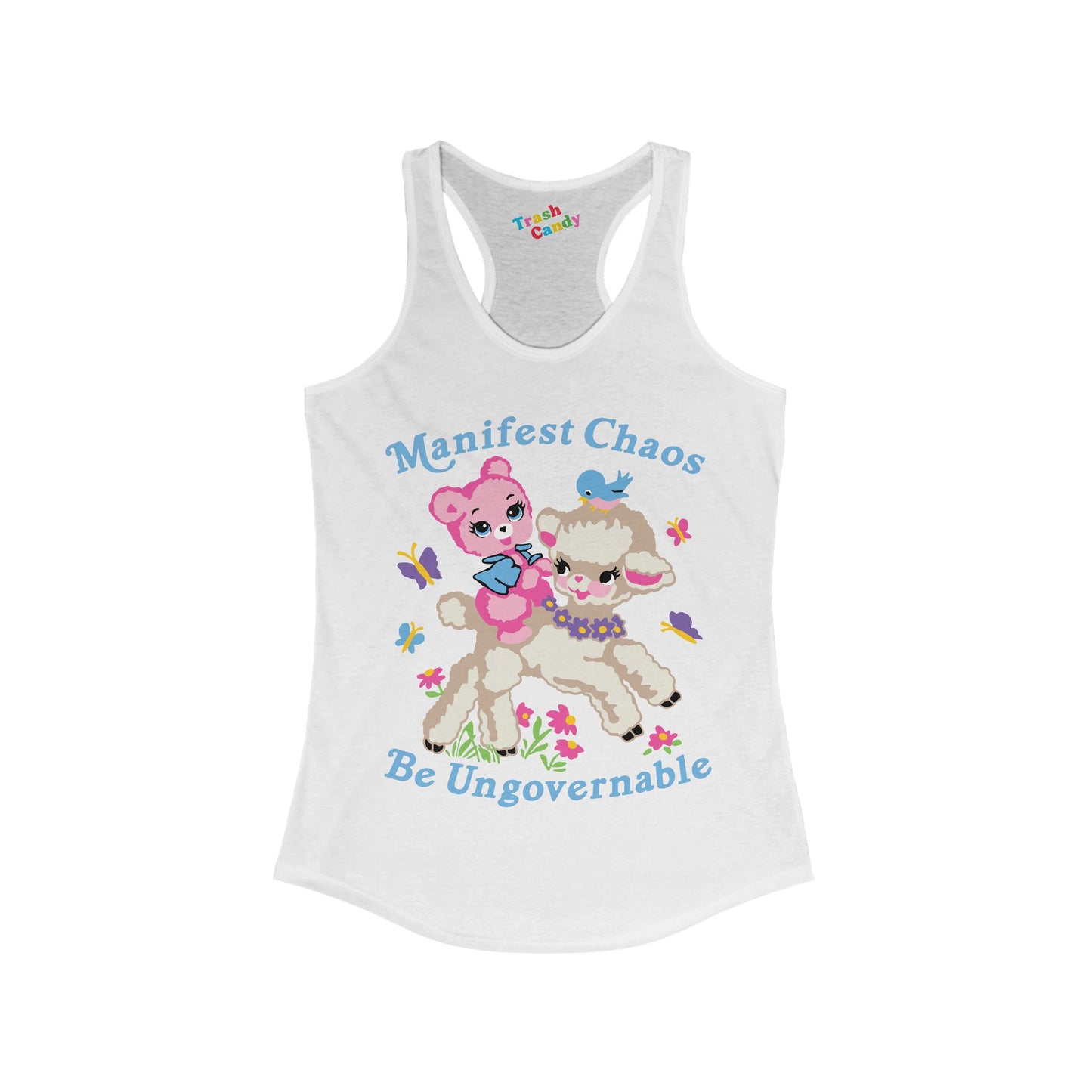 Manifest Chaos Be Ungovernable Women's Racerback Tank