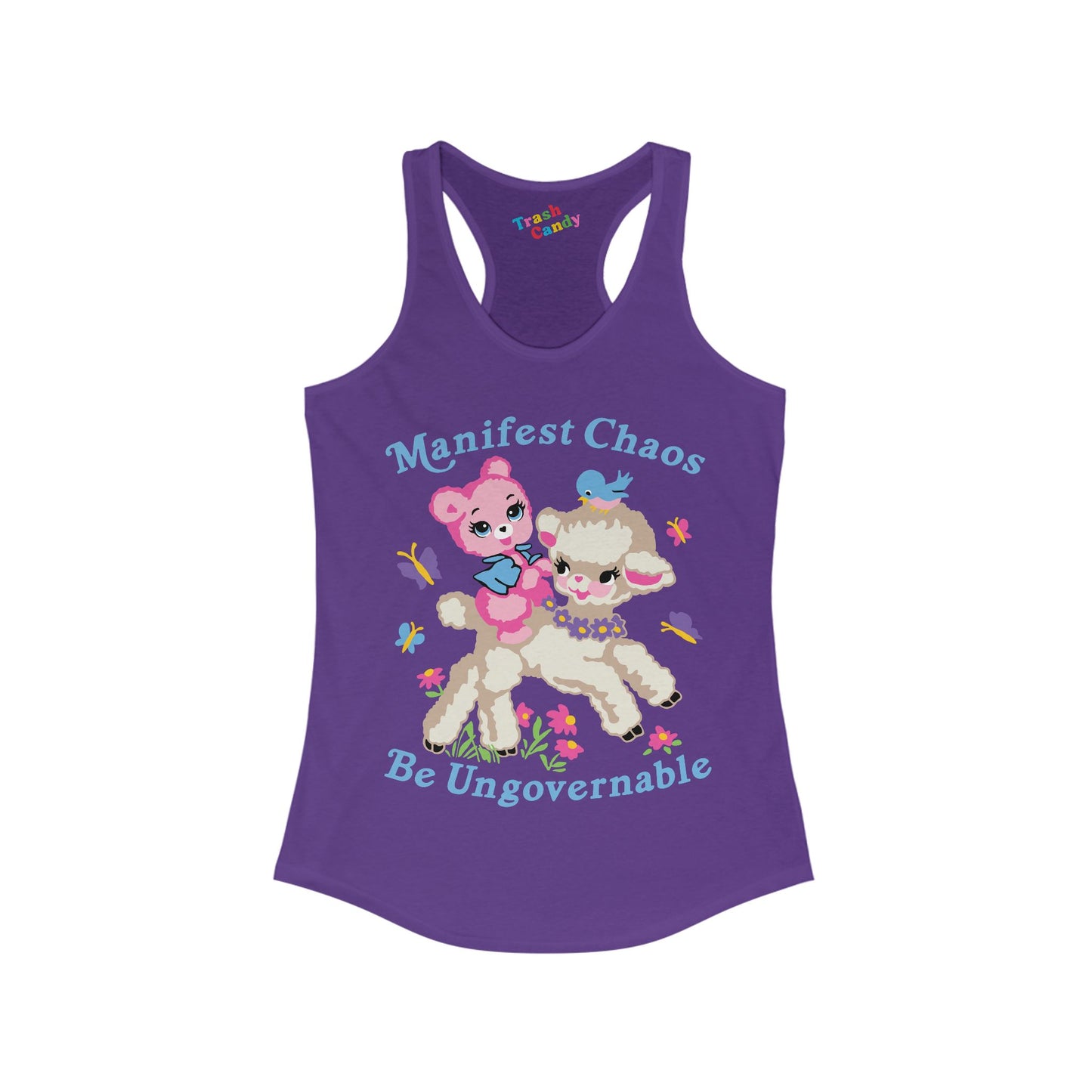 Manifest Chaos Be Ungovernable Women's Racerback Tank