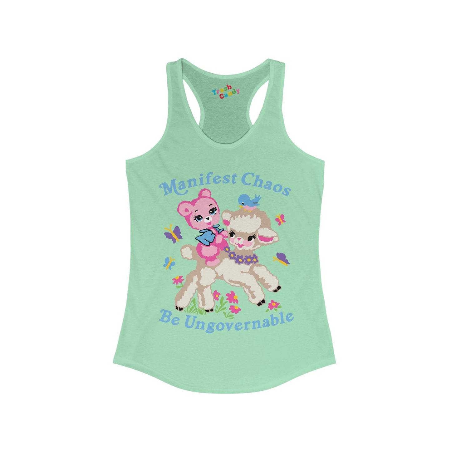 Manifest Chaos Be Ungovernable Women's Racerback Tank