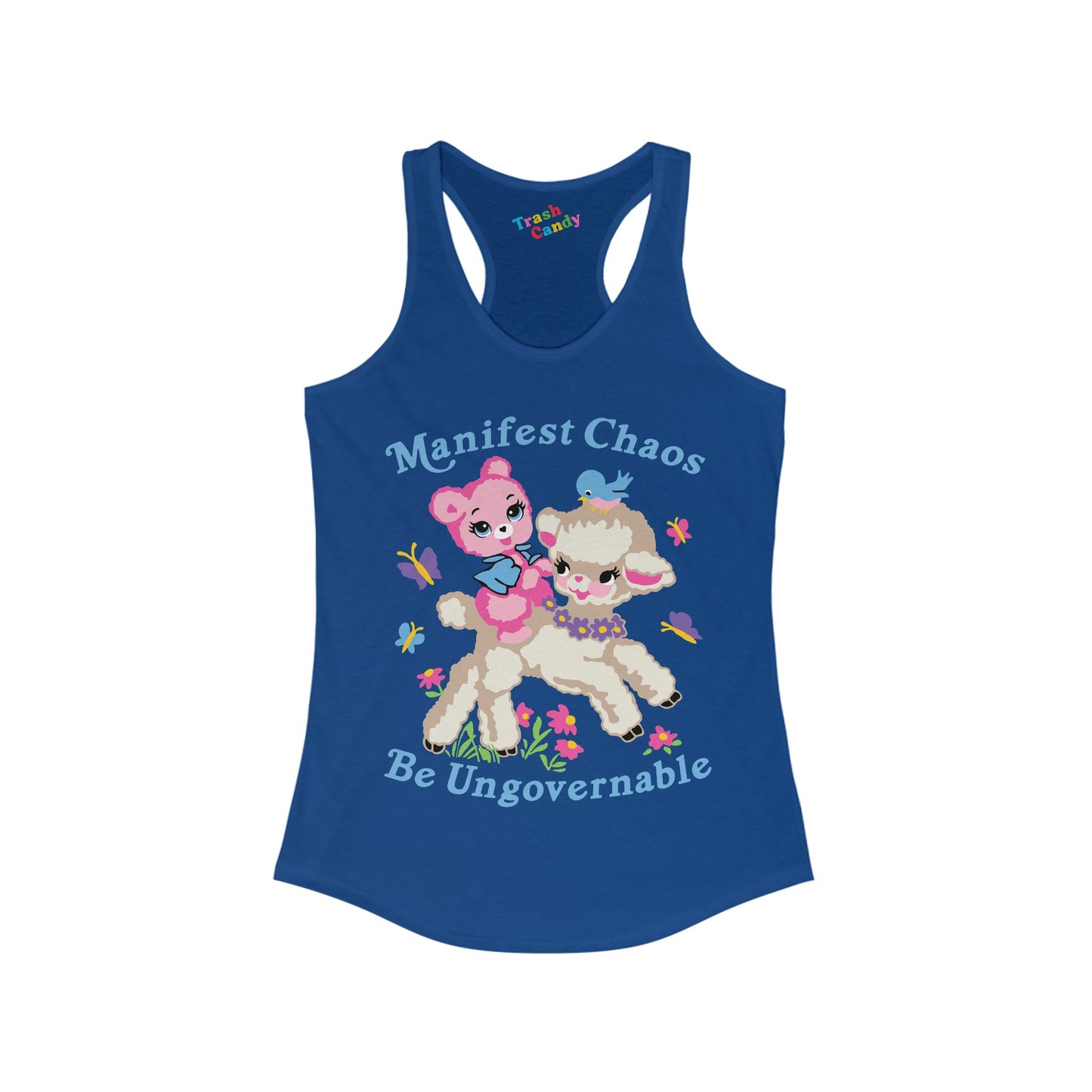 Manifest Chaos Be Ungovernable Women's Racerback Tank