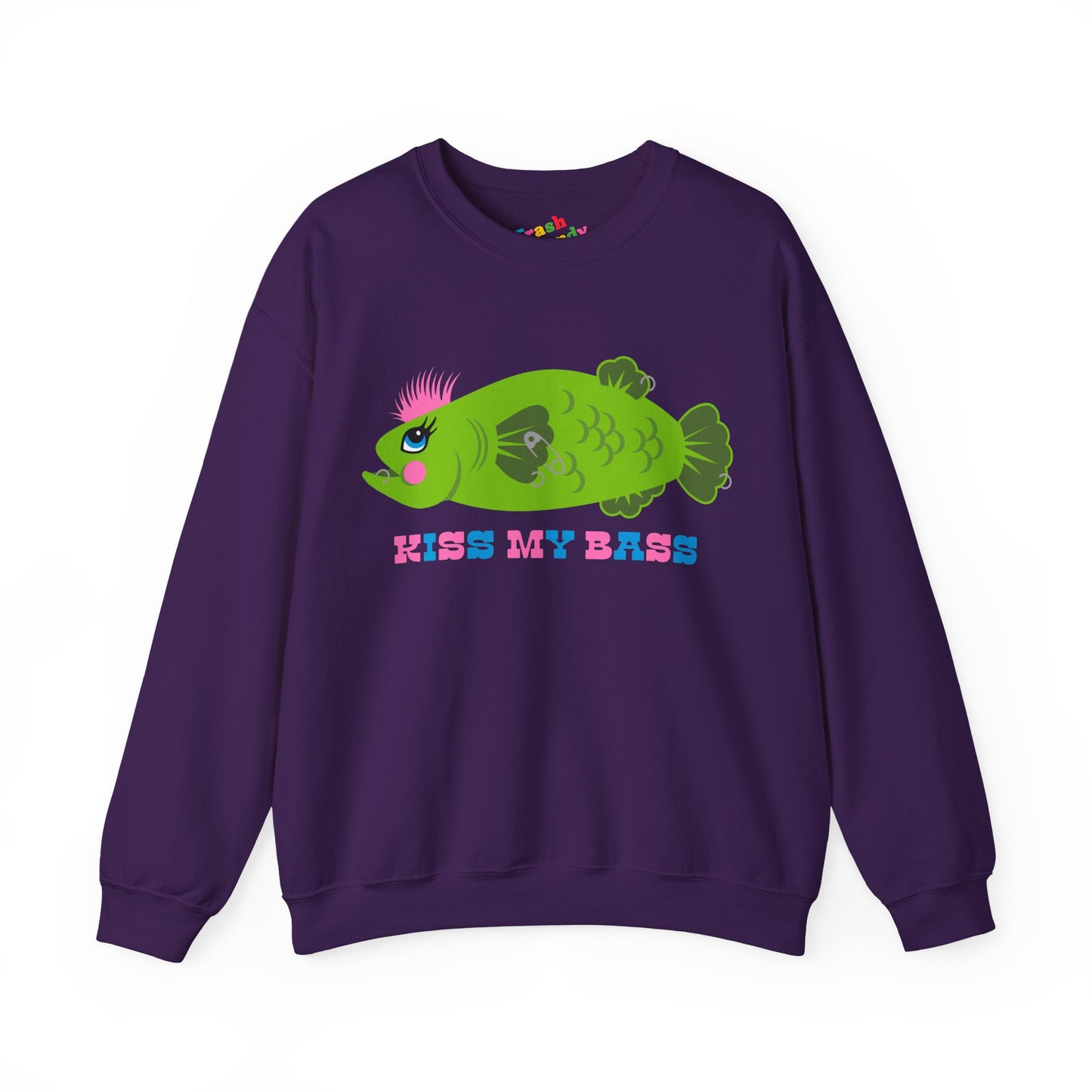 Kiss My Bass Punk Fish Sweatshirt