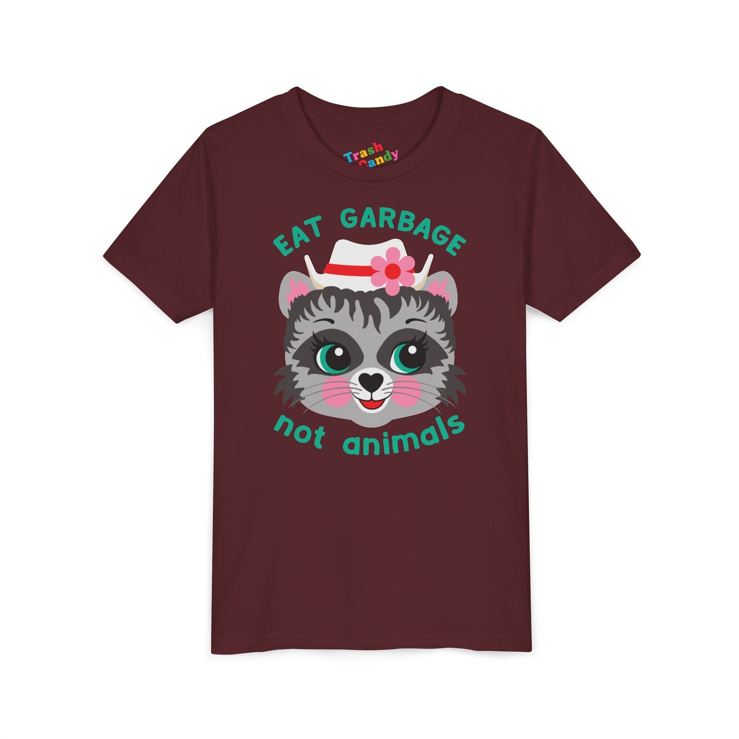 Eat Garbage Not Animals Kids T-Shirt