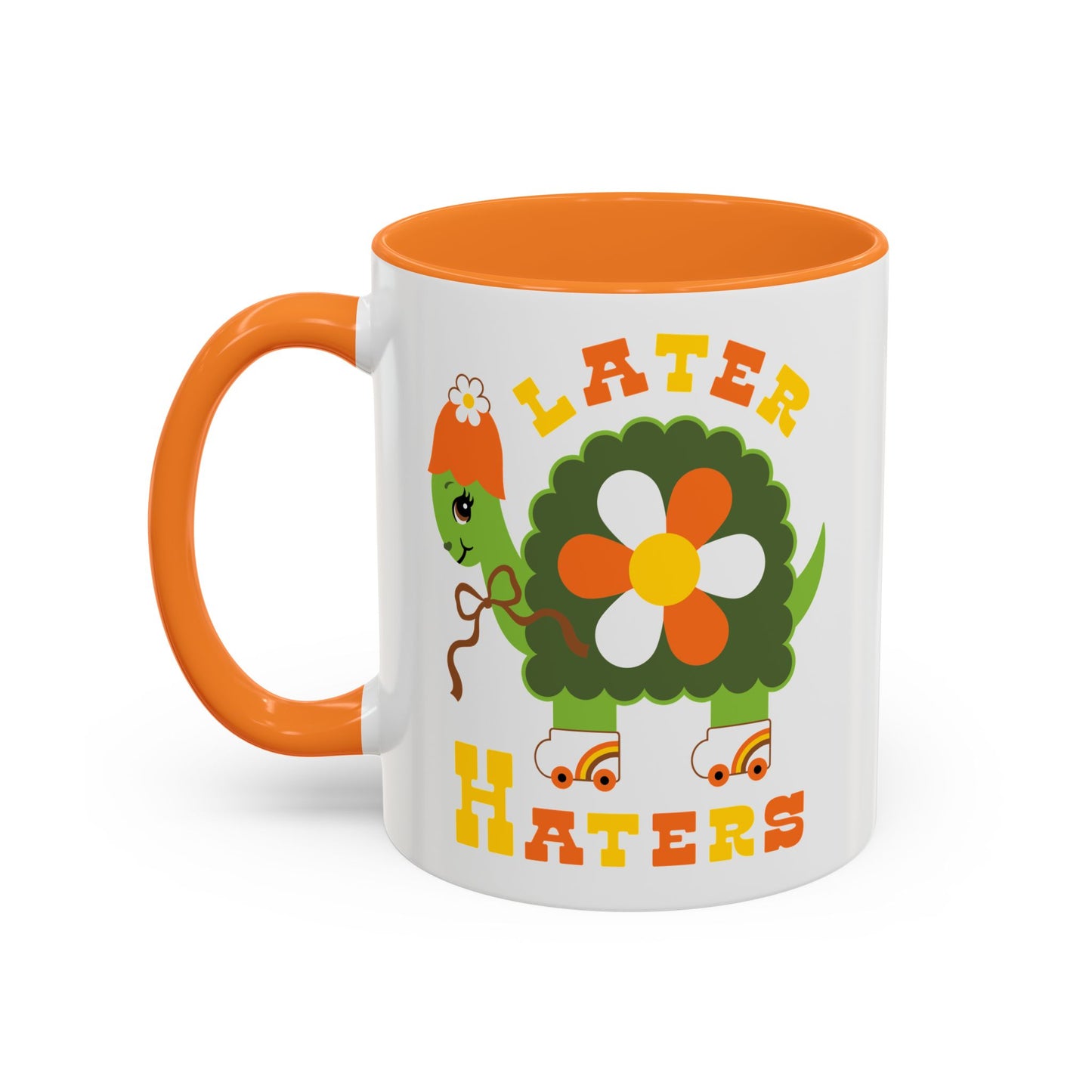 Retro Turtle Later Haters Mug