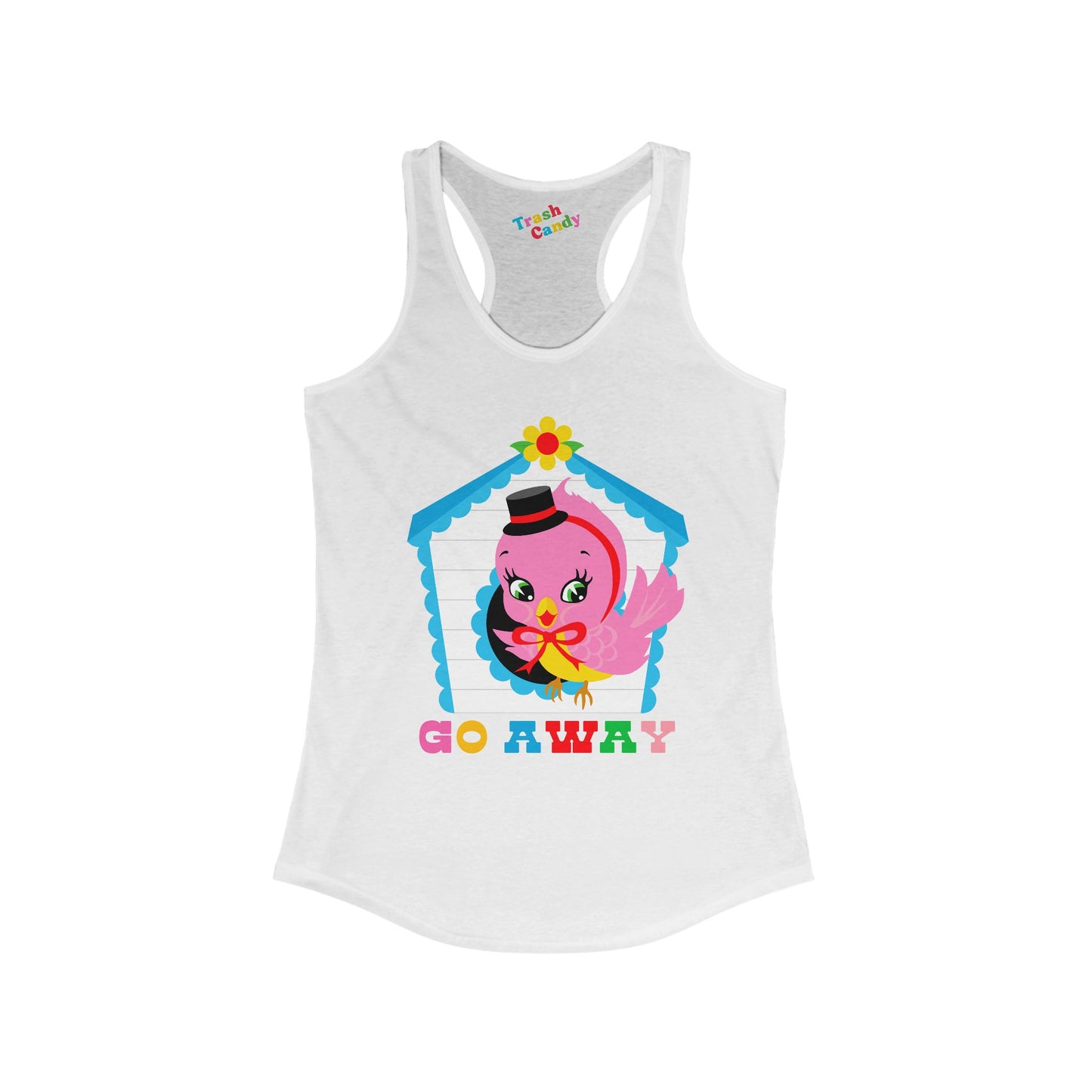 Go Away Women's Racerback Tank