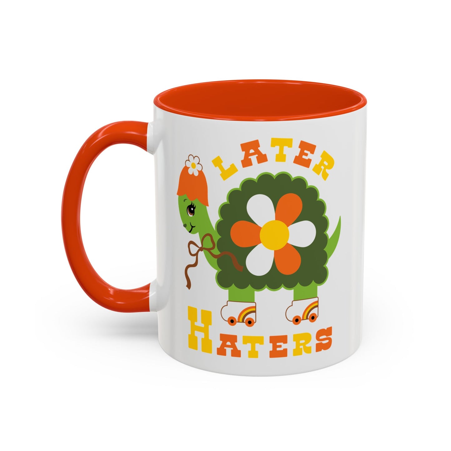 Retro Turtle Later Haters Mug